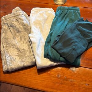 Hollister camo sweatpants plus two other sweatpants
